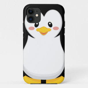 Funda Para iPhone 11 dibujo animado de pingüino lindo dulce y pequeño
