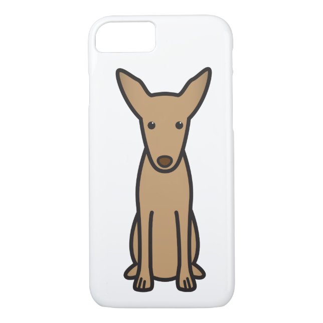 Funda De Case-Mate Para iPhone Dibujo animado del perro de caza del Pharaoh (Reverso)