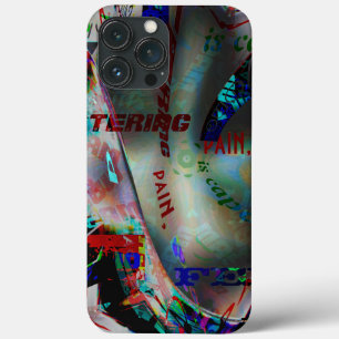 Funda Para iPhone 13 Pro Max Dibujo con corte de banner oscuro y saltar de pala