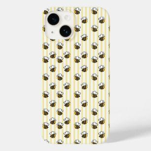 Funda Para iPhone 14 De Case-Mate Dibujo continuo de abejas lindas