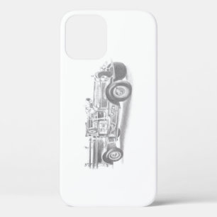 Funda Para iPhone 12 dibujo de bombero de piropos de piruetas vintage