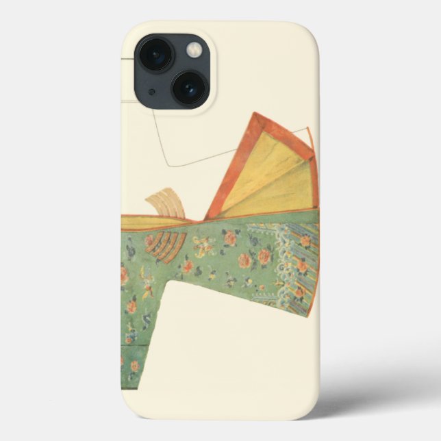 Funda De Case-Mate Para iPhone Dibujo de Kimono semiacabado (Reverso)