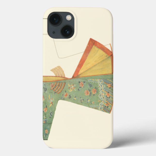 Funda De Case-Mate Para iPhone Dibujo de Kimono semiacabado (Reverso)