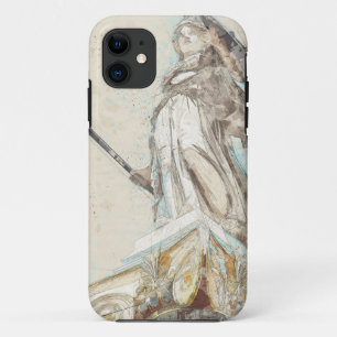 Funda Para iPhone 11 Dibujo de la estatua de Atenas
