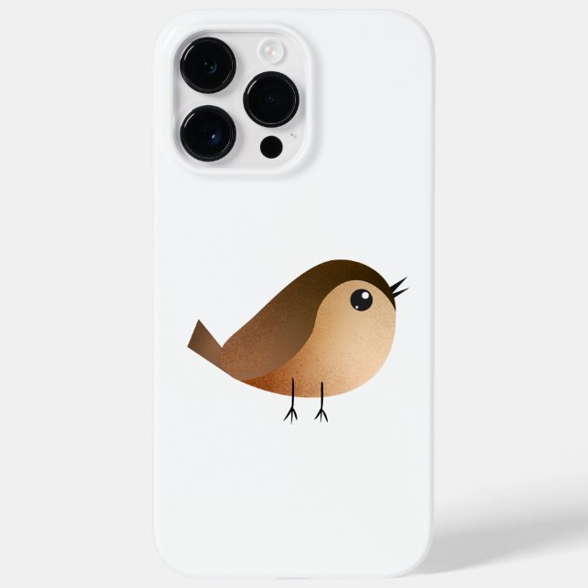 Funda De Case-Mate Para iPhone Dibujo de pájaro gorrión (Reverso)