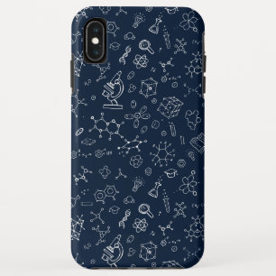 Funda Para iPhone XS Max Dibujo de patrón de ciencia / química