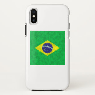 Funda Para iPhone XS Dibujo de pintura al petróleo de Brasil