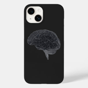 Funda Para iPhone 14 De Case-Mate Dibujo del cerebro poligonal - red neural