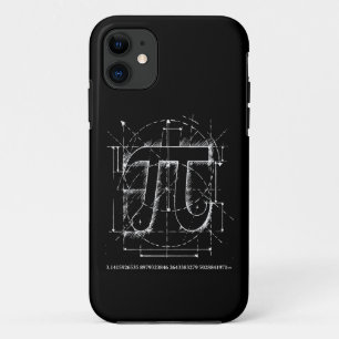 Funda Para iPhone 11 Dibujo del número del pi
