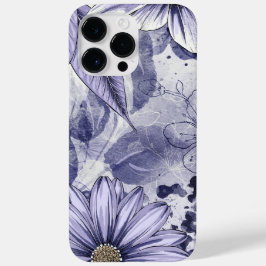 Funda Para iPhone 14 Pro Max De Case-Mate Dibujo manual de color de agua de hojas de flores 