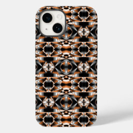 Funda Para iPhone 14 De Case-Mate Dibujo mecánico de relleno de color gradiente nara