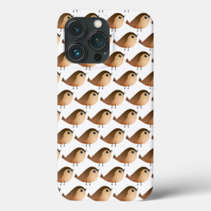 Funda Para iPhone 13 Pro Dibujos Animados del Pájaro Gorrión