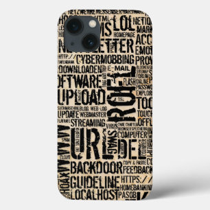 Funda Para iPhone 13 Diccionario de computadoras - vintage