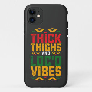 Funda Para iPhone 11 Diecinueve Thick Locd Vibes Afroamericano