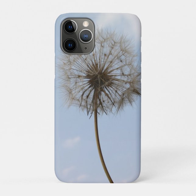 Funda De Case-Mate Para iPhone Diente de león bajo el cielo de primavera (Reverso)