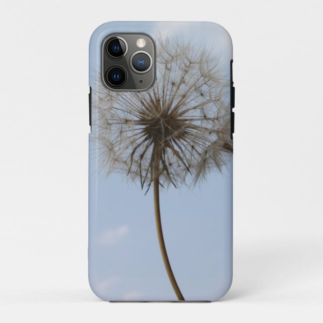 Funda De Case-Mate Para iPhone Diente de león bajo el cielo de primavera (Reverso)