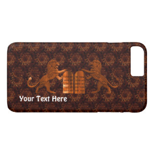 Funda Para iPhone 8 Plus/7 Plus Diez mandamientos y leones