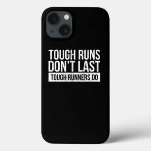 Funda Para iPhone 13 Difícil Correr Cita Graciosa Corriendo Vida