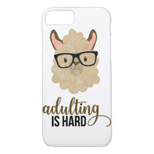 Funda Para iPhone 8/7 Difícil hipster llama: Adultos divertidos