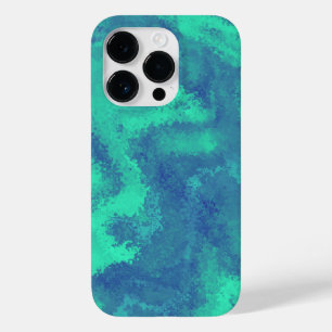 Funda Para iPhone 14 Pro De Case-Mate Difusión verde azul abstracta