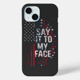 Funda Para iPhone 15 Dilo A Mi Cara Campaña Kamala Harris 2024