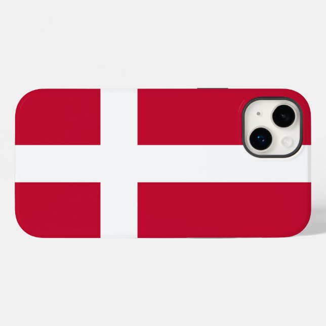 Funda De Case-Mate Para iPhone Dinamarca (Reverso (Horizontal))