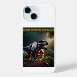 Funda Para iPhone 15 Dino Enojado