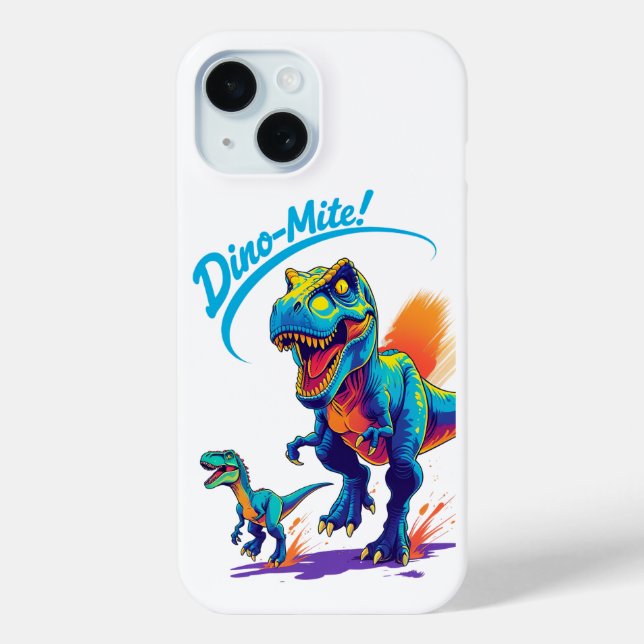 Funda De Case-Mate Para iPhone Dino-Mite (Reverso )