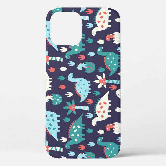 Funda De Case-Mate Para iPhone Dinosaur Adventure Seless Design (Reverso )