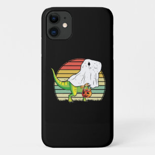 Funda Para iPhone 11 Dinosaurio Fantasma Divertido Halloween