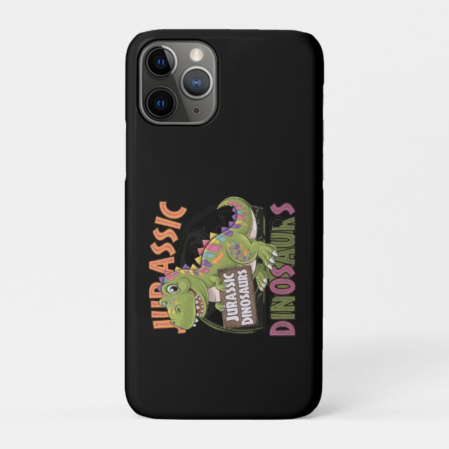 Funda De Case-Mate Para iPhone dinosaurio jurásico (Reverso)
