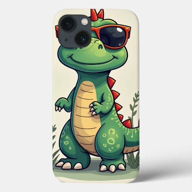 Funda De Case-Mate Para iPhone dinosaurio mecánico (Reverso)
