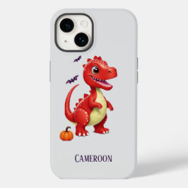 Funda Para iPhone 14 De Case-Mate Dinosaurio rojo de Halloween