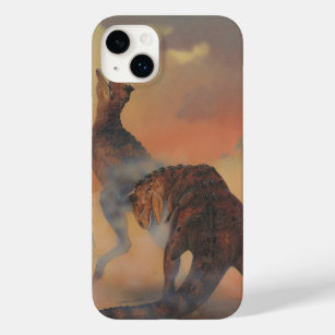 Funda Para iPhone 14 Plus De Case-Mate Dinosaurios de época, carnotaurus rugiendo en la j