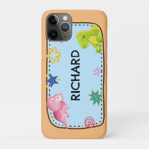 Funda Para iPhone 11 Pro Dinosaurios Lindos Personalizados