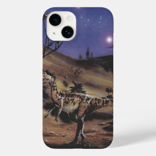 Funda Para iPhone 14 De Case-Mate Dinosaurios vintage, Dilofosauro en una noche estr