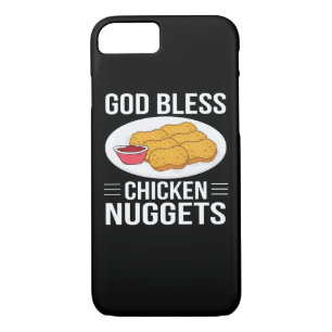 Funda Para iPhone 8/7 Dios bendice la pepita de pollo de las pepitas de