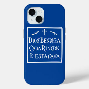 Funda Para iPhone 15 Dios bendiga cada rincón