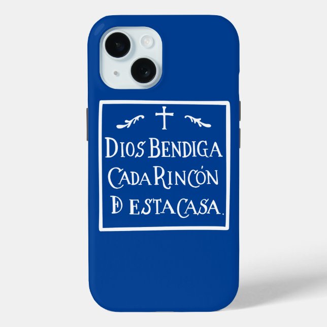 Funda De Case-Mate Para iPhone Dios bendiga cada rincón (Reverso )