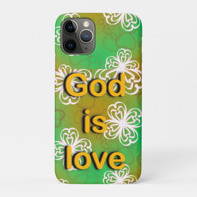 Funda De Case-Mate Para iPhone Dios es amor (Reverso)