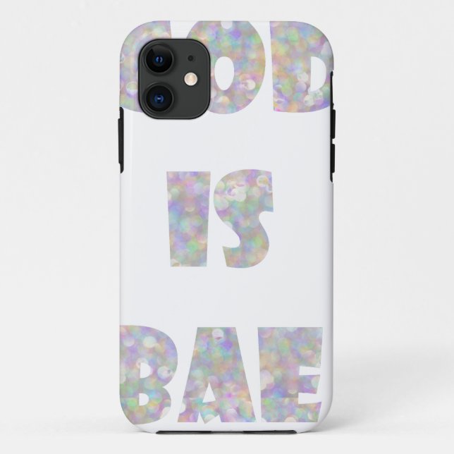 Funda De Case-Mate Para iPhone dios es bae (Reverso)