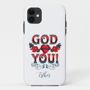 Funda Para iPhone 11 Dios te ama estuche iPhone / iPad