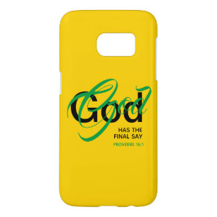 Funda Para Samsung Galaxy S7 DIOS TIENE EL ÚLTIMO DECIR PROVEEDORES Escritura C