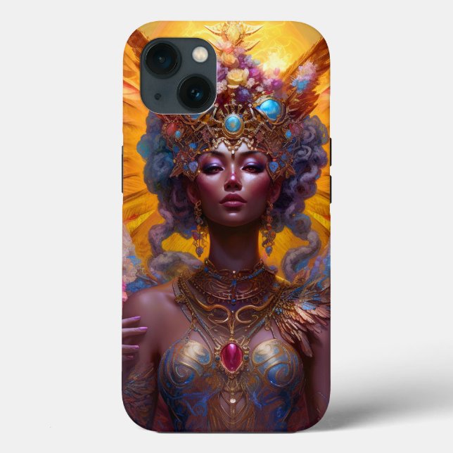 Funda De Case-Mate Para iPhone Diosa alada Fantasía Arte (Reverso )