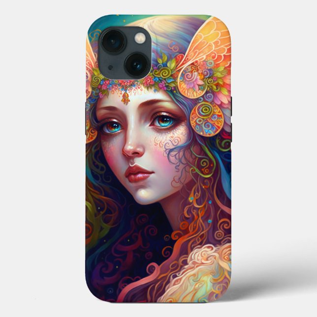Funda De Case-Mate Para iPhone Diosa arcoiris Fantasy Art Funda-Mate iPhone Estuc (Reverso )