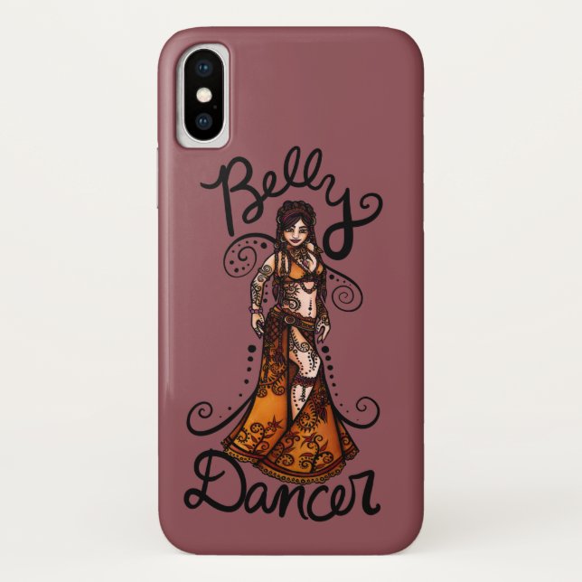 Funda De Case-Mate Para iPhone Diosa bailarina Belly (Reverso)