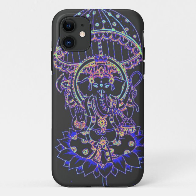 Funda De Case-Mate Para iPhone Diosa de Ganesha (Reverso)
