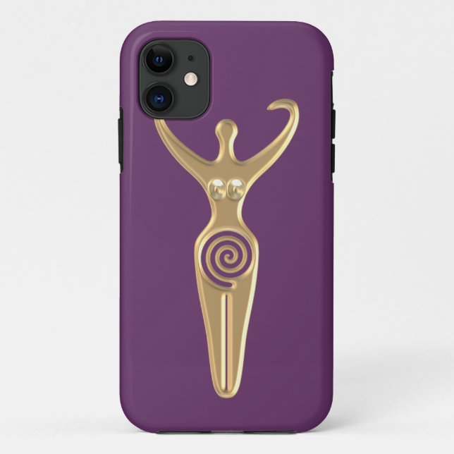 Funda De Case-Mate Para iPhone Diosa espiral (Reverso)