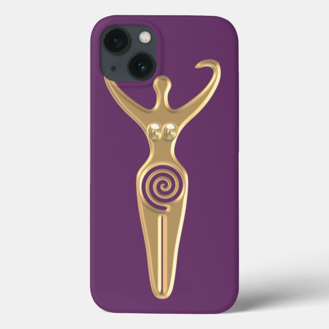 Funda De Case-Mate Para iPhone Diosa espiral (Reverso)
