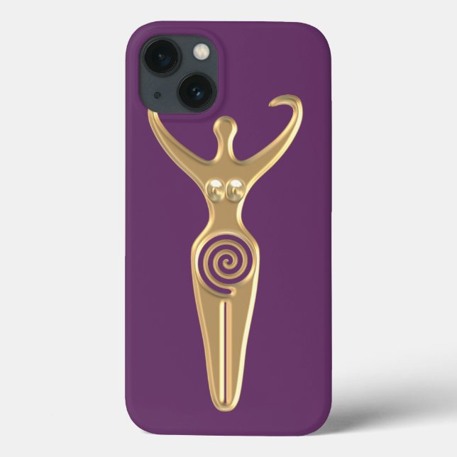Funda De Case-Mate Para iPhone Diosa espiral (Reverso)